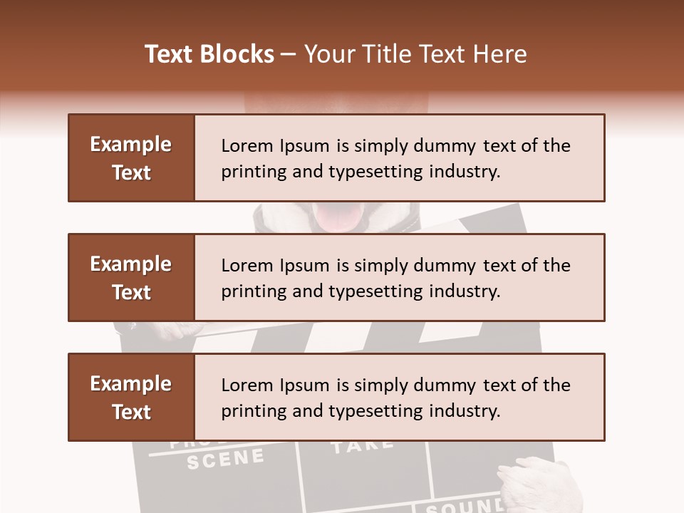 Film Producer Glasses PowerPoint Template