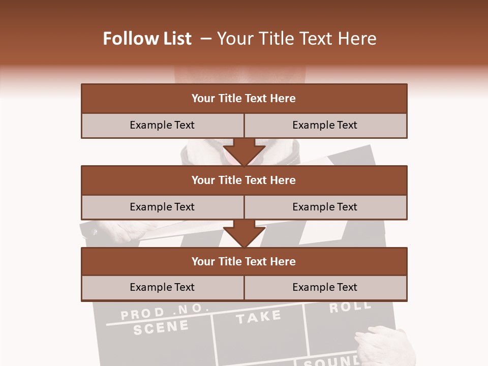Film Producer Glasses PowerPoint Template