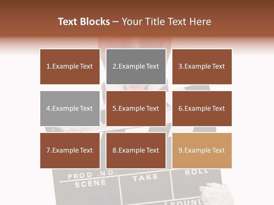 Film Producer Glasses PowerPoint Template