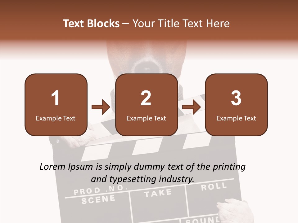 Film Producer Glasses PowerPoint Template