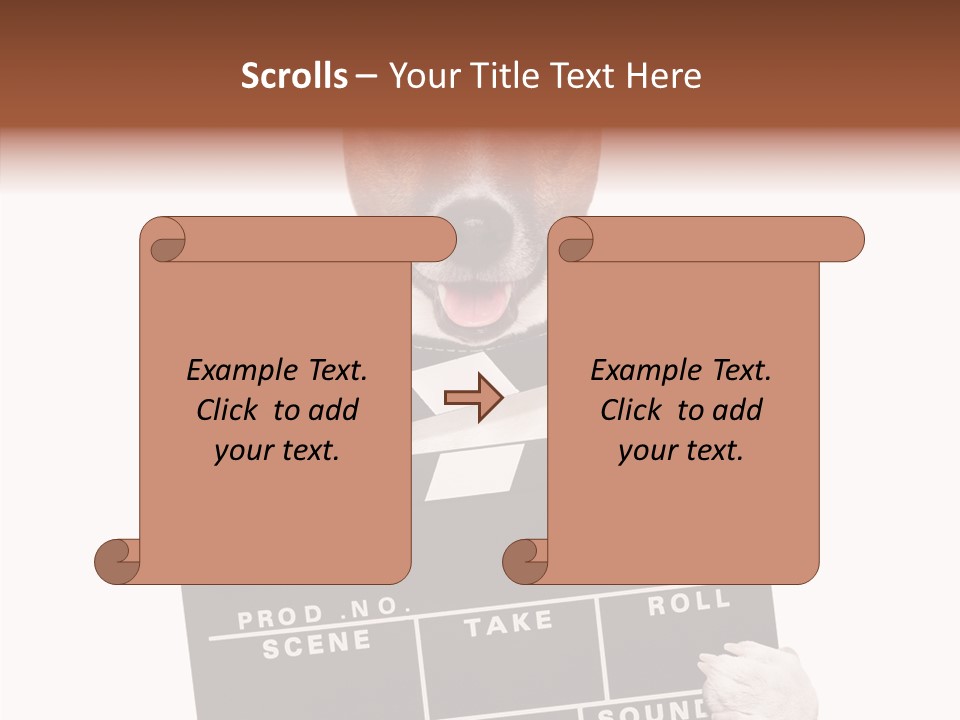 Film Producer Glasses PowerPoint Template