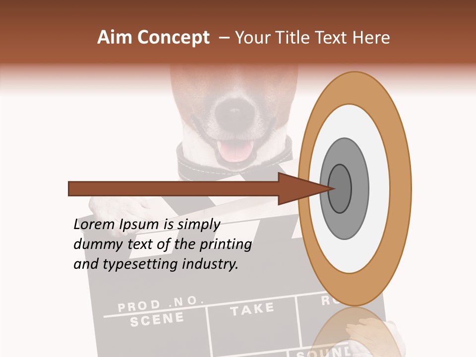 Film Producer Glasses PowerPoint Template