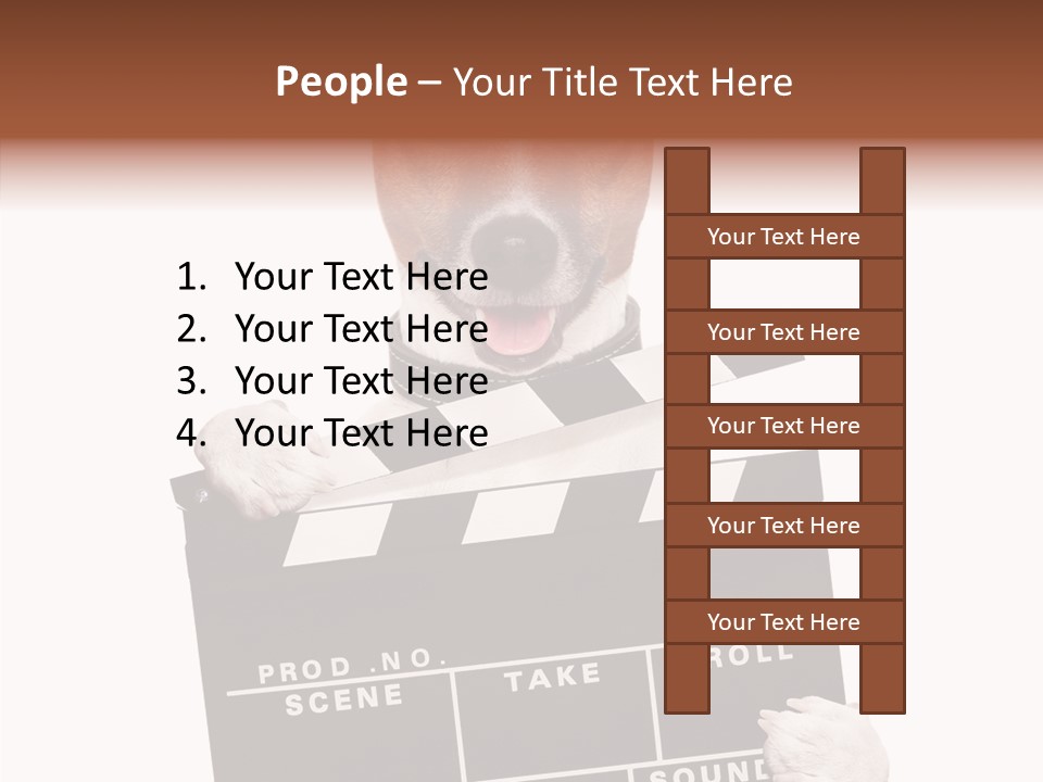 Film Producer Glasses PowerPoint Template
