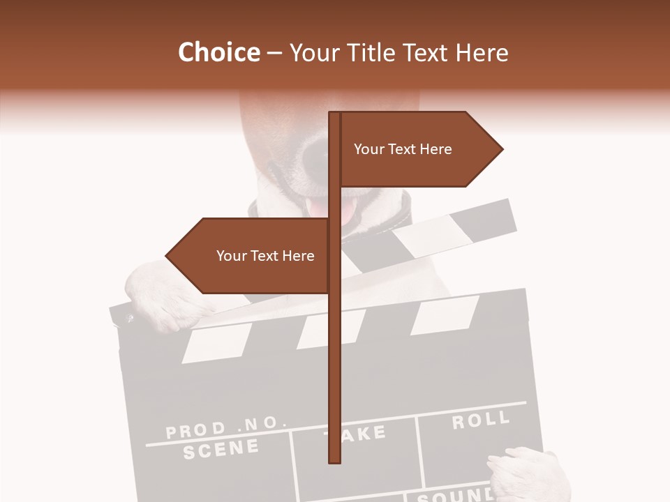 Film Producer Glasses PowerPoint Template