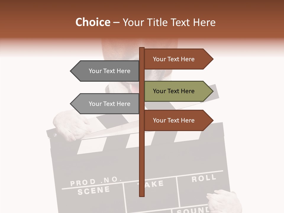 Film Producer Glasses PowerPoint Template