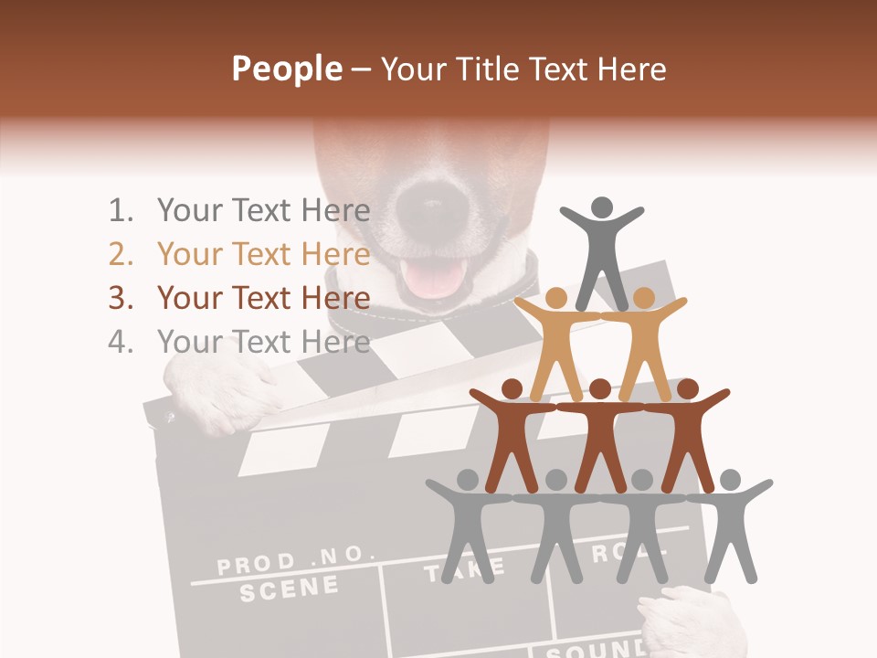 Film Producer Glasses PowerPoint Template