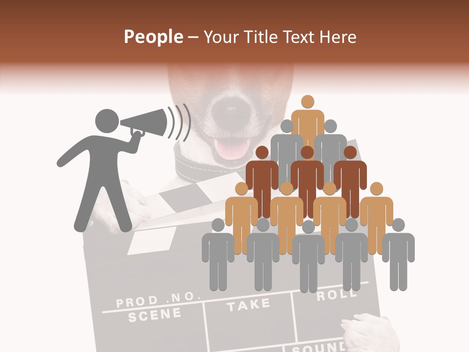 Film Producer Glasses PowerPoint Template
