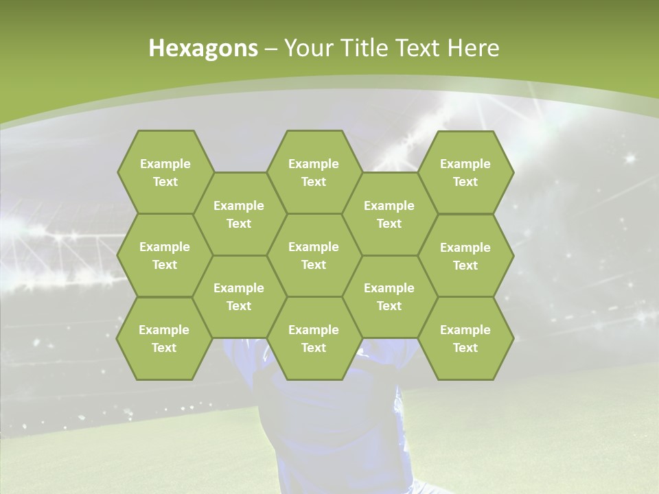 Grass Shooting Ball PowerPoint Template