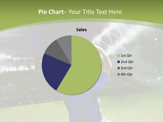 Grass Shooting Ball PowerPoint Template