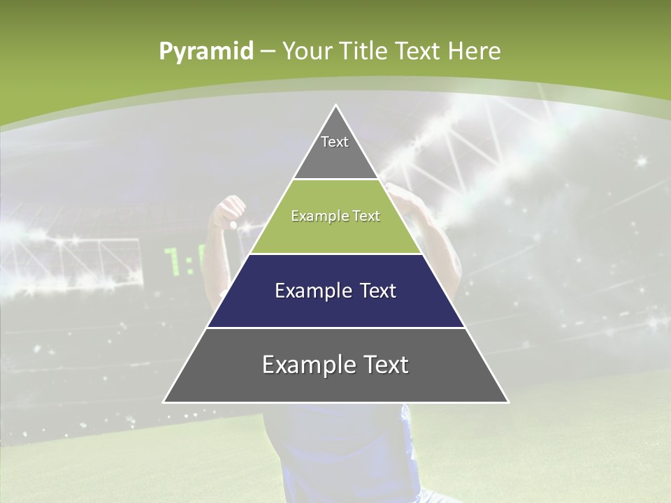 Grass Shooting Ball PowerPoint Template