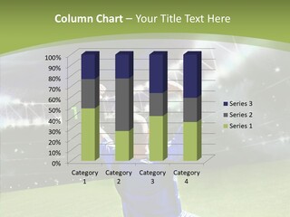 Grass Shooting Ball PowerPoint Template