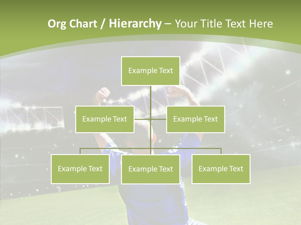 Grass Shooting Ball PowerPoint Template