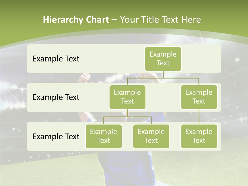 Grass Shooting Ball PowerPoint Template