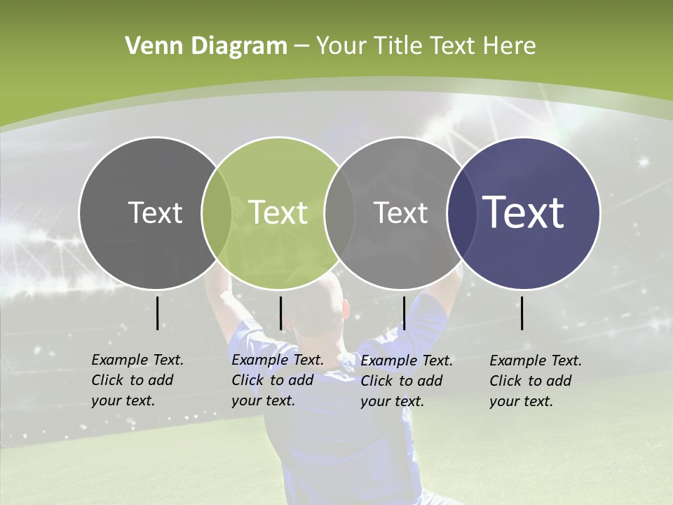 Grass Shooting Ball PowerPoint Template