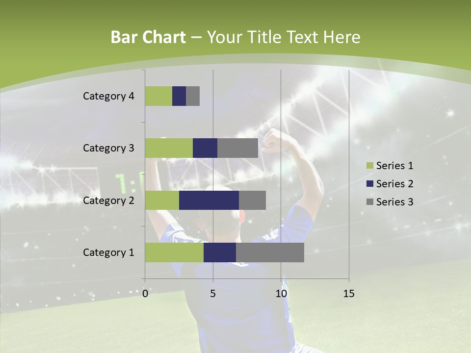 Grass Shooting Ball PowerPoint Template