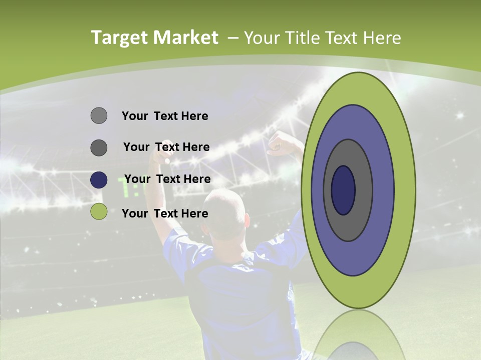 Grass Shooting Ball PowerPoint Template
