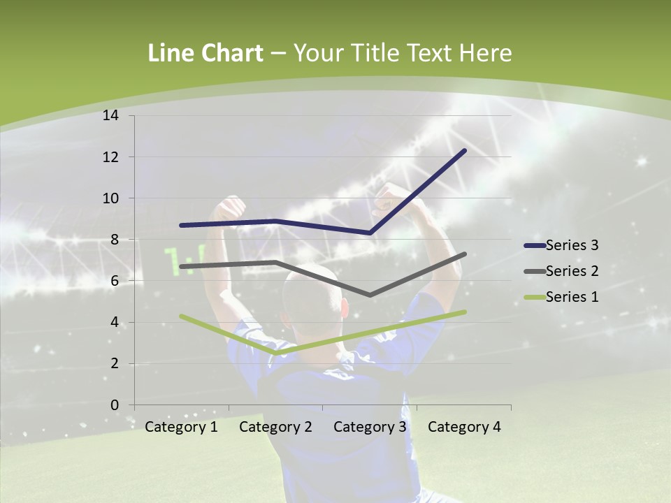 Grass Shooting Ball PowerPoint Template