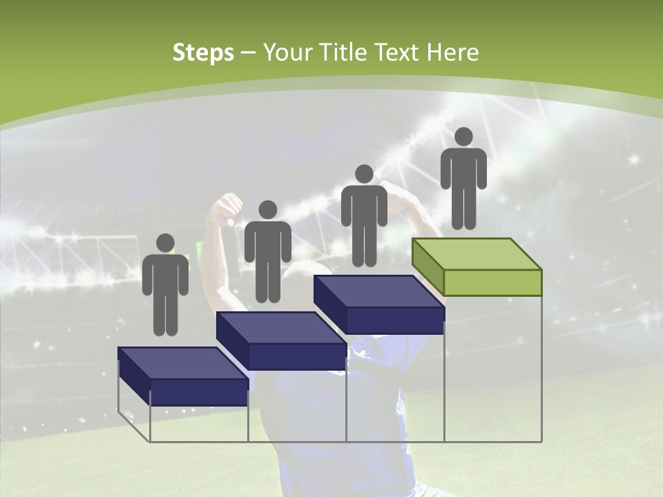 Grass Shooting Ball PowerPoint Template