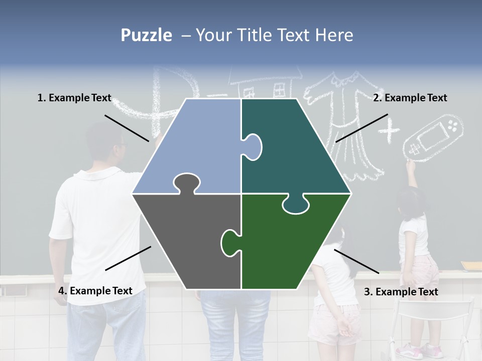 Black Graphic Love PowerPoint Template