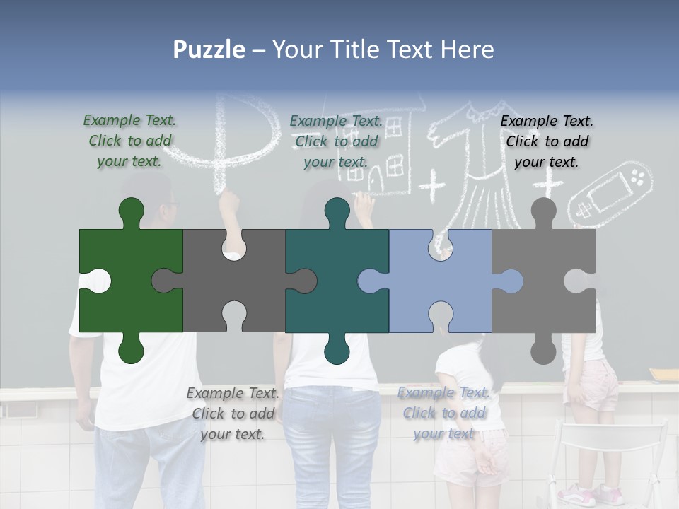 Black Graphic Love PowerPoint Template