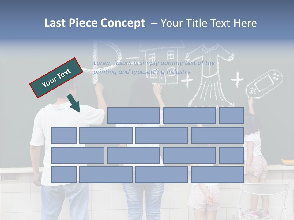 Black Graphic Love PowerPoint Template