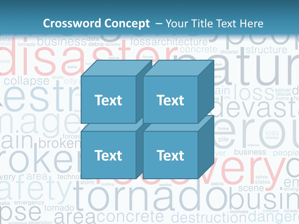 Training Tag Cloud Operations PowerPoint Template