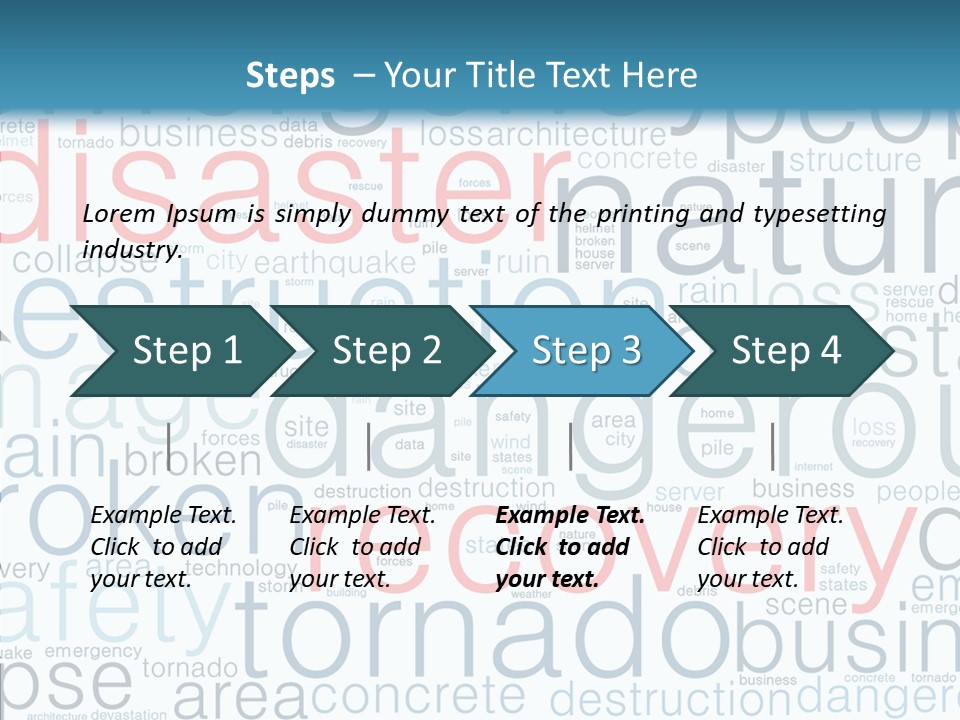 Training Tag Cloud Operations PowerPoint Template
