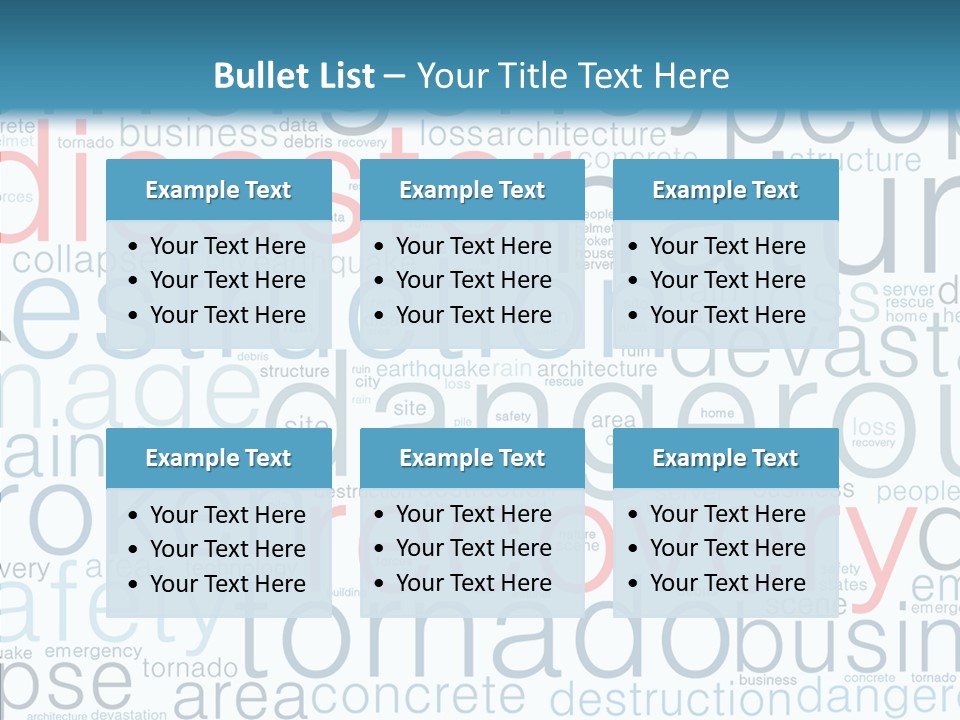 Training Tag Cloud Operations PowerPoint Template