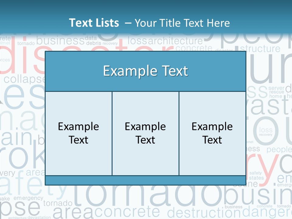 Training Tag Cloud Operations PowerPoint Template