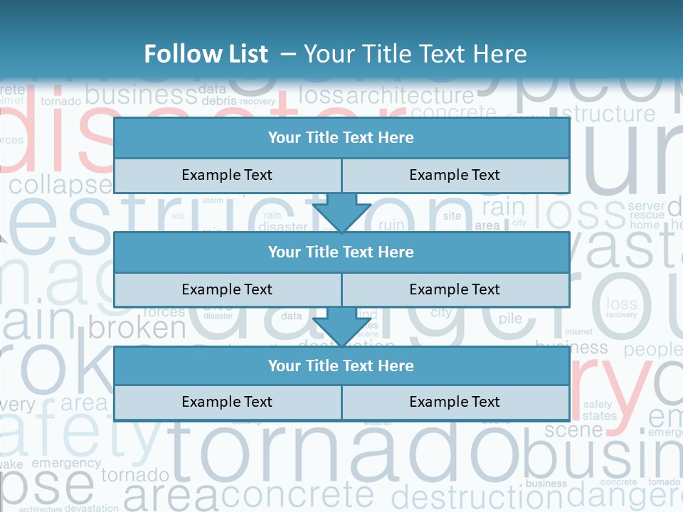 Training Tag Cloud Operations PowerPoint Template