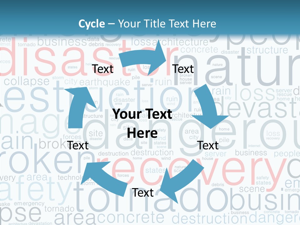 Training Tag Cloud Operations PowerPoint Template
