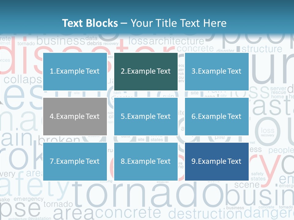 Training Tag Cloud Operations PowerPoint Template