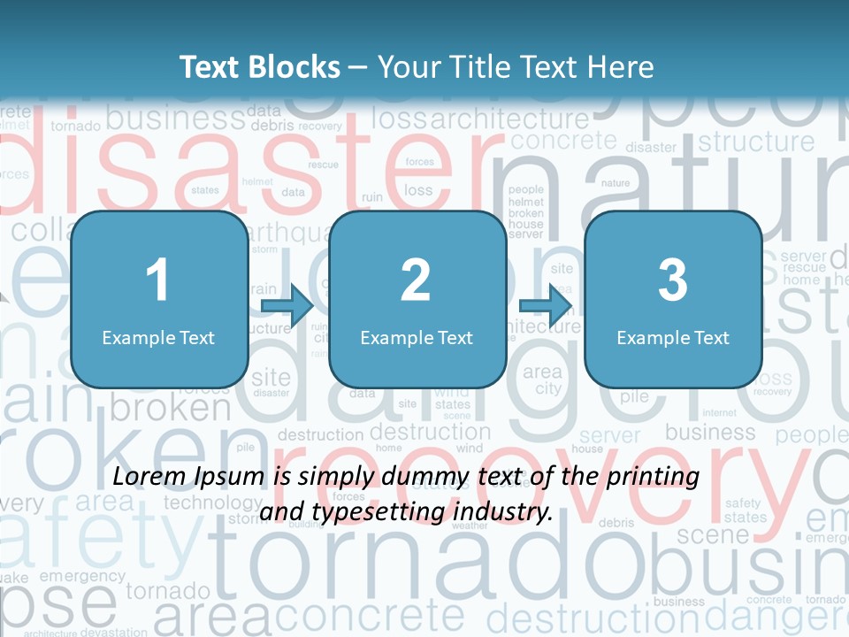 Training Tag Cloud Operations PowerPoint Template