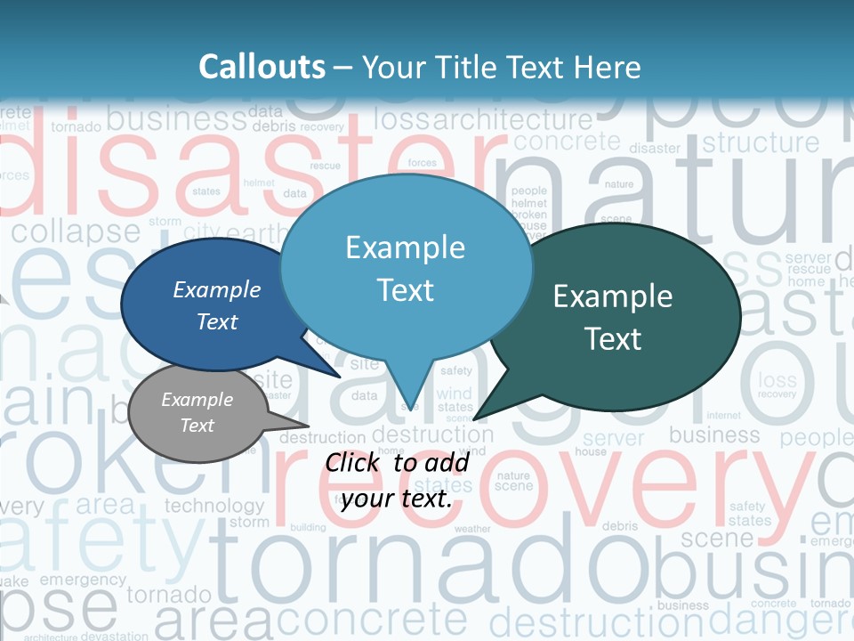 Training Tag Cloud Operations PowerPoint Template