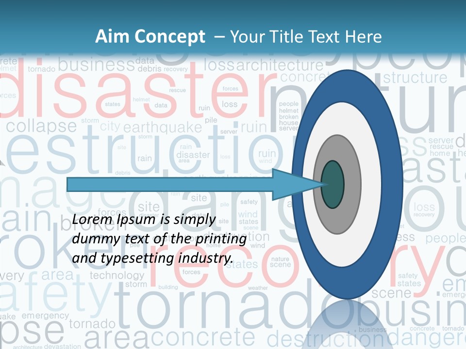 Training Tag Cloud Operations PowerPoint Template