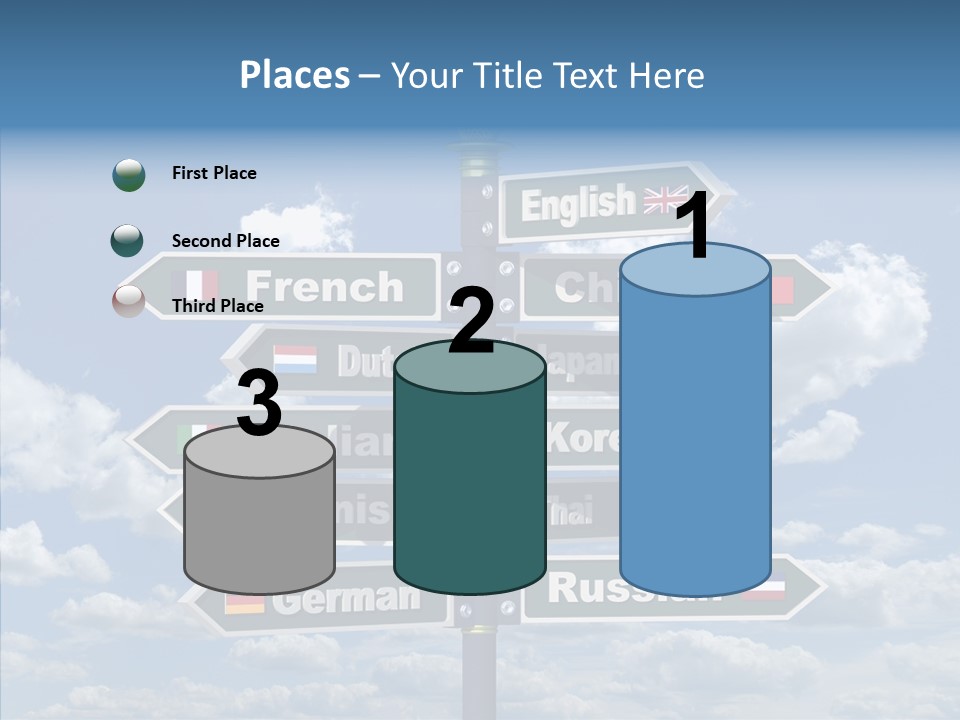 Golden Re Earch French PowerPoint Template