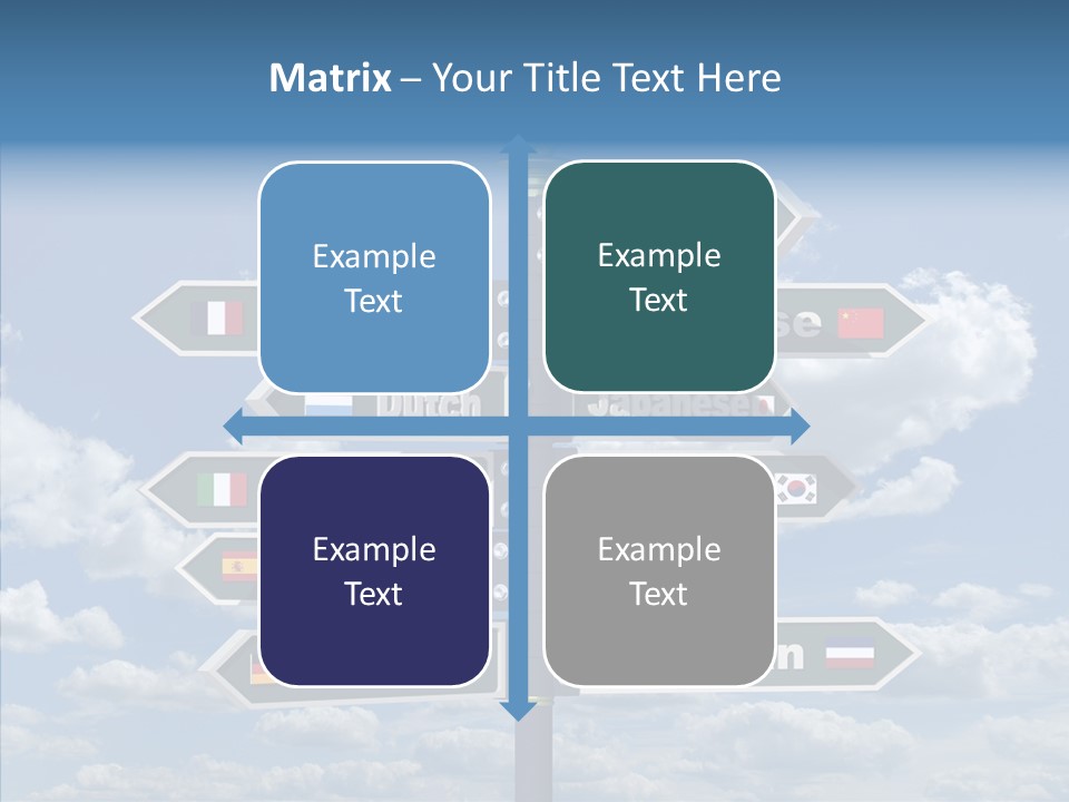 Golden Re Earch French PowerPoint Template