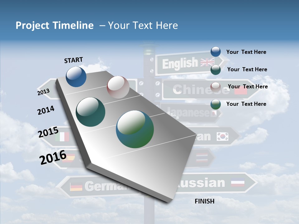 Golden Re Earch French PowerPoint Template