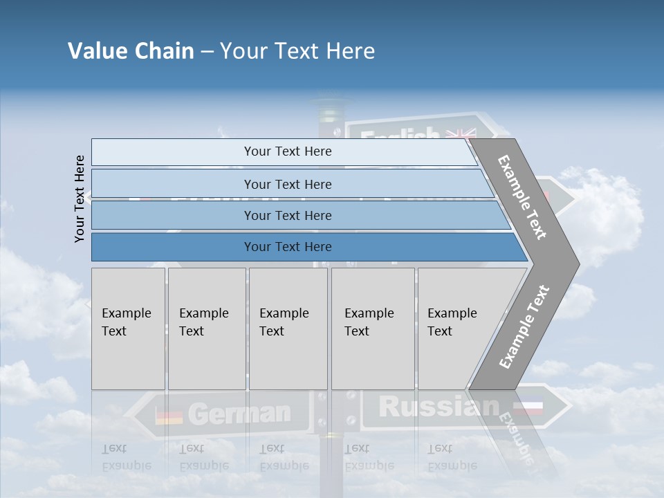 Golden Re Earch French PowerPoint Template