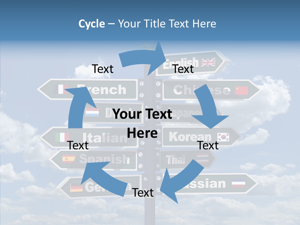 Golden Re Earch French PowerPoint Template