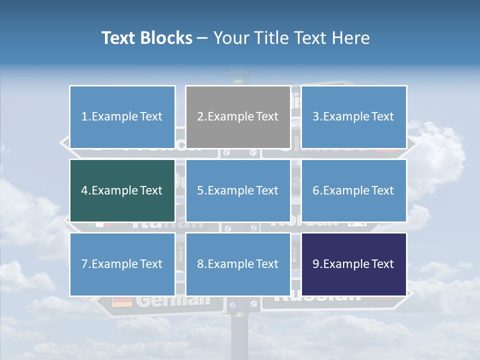 Golden Re Earch French PowerPoint Template