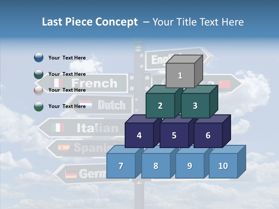 Golden Re Earch French PowerPoint Template