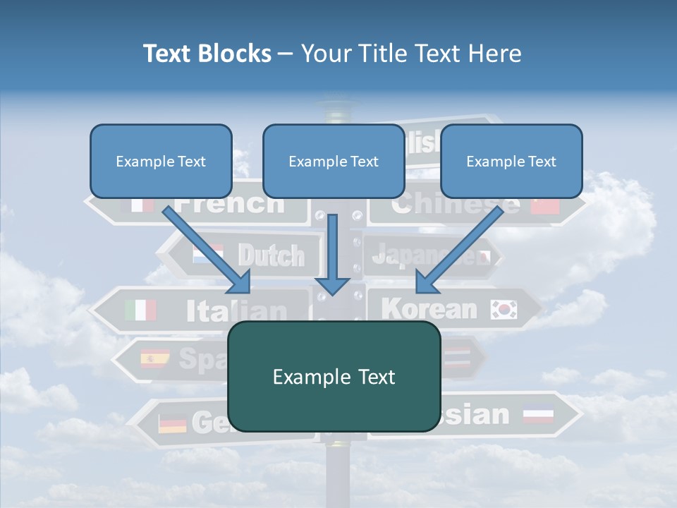 Golden Re Earch French PowerPoint Template