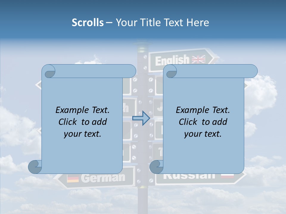 Golden Re Earch French PowerPoint Template