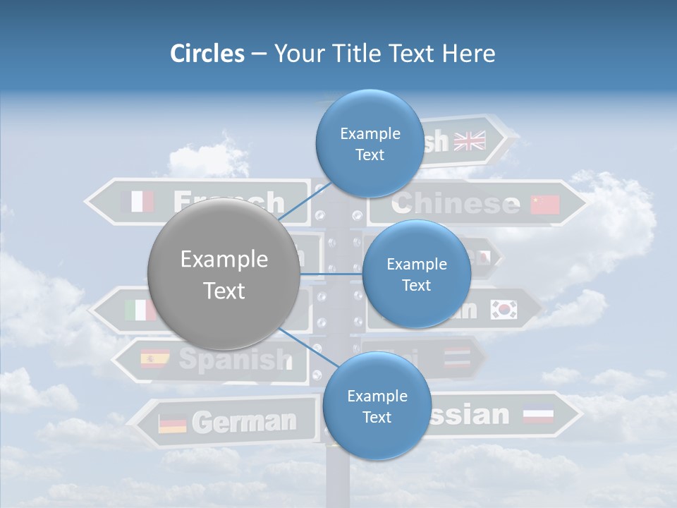 Golden Re Earch French PowerPoint Template