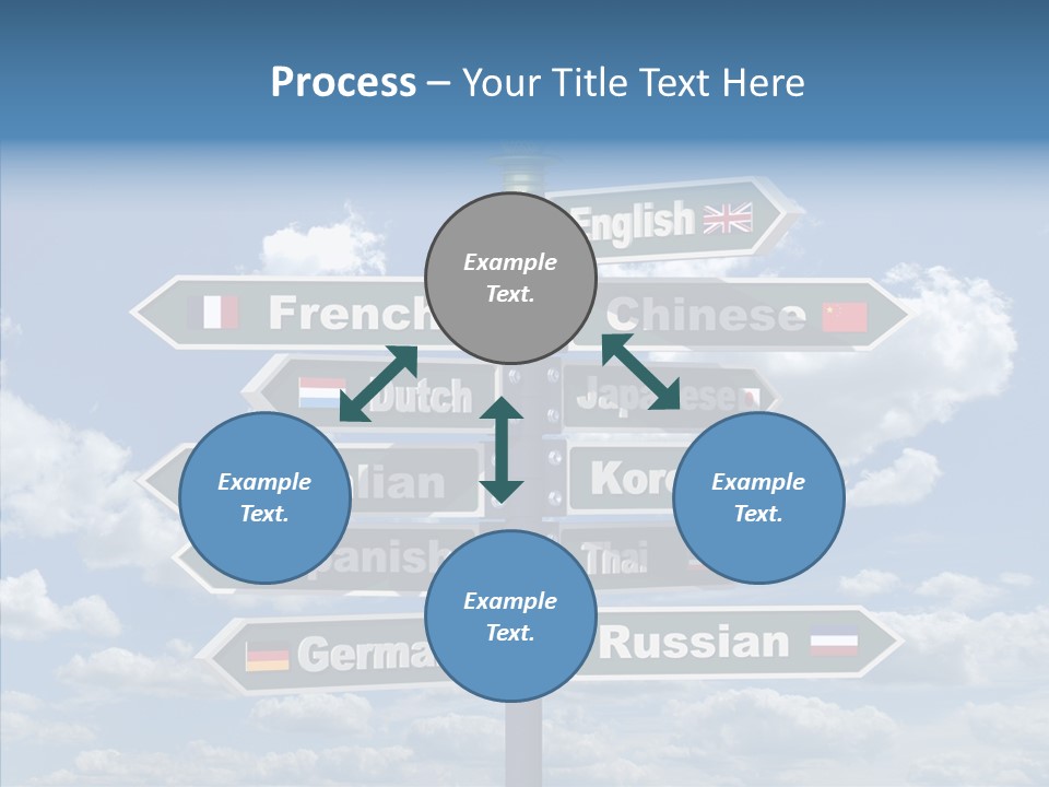 Golden Re Earch French PowerPoint Template