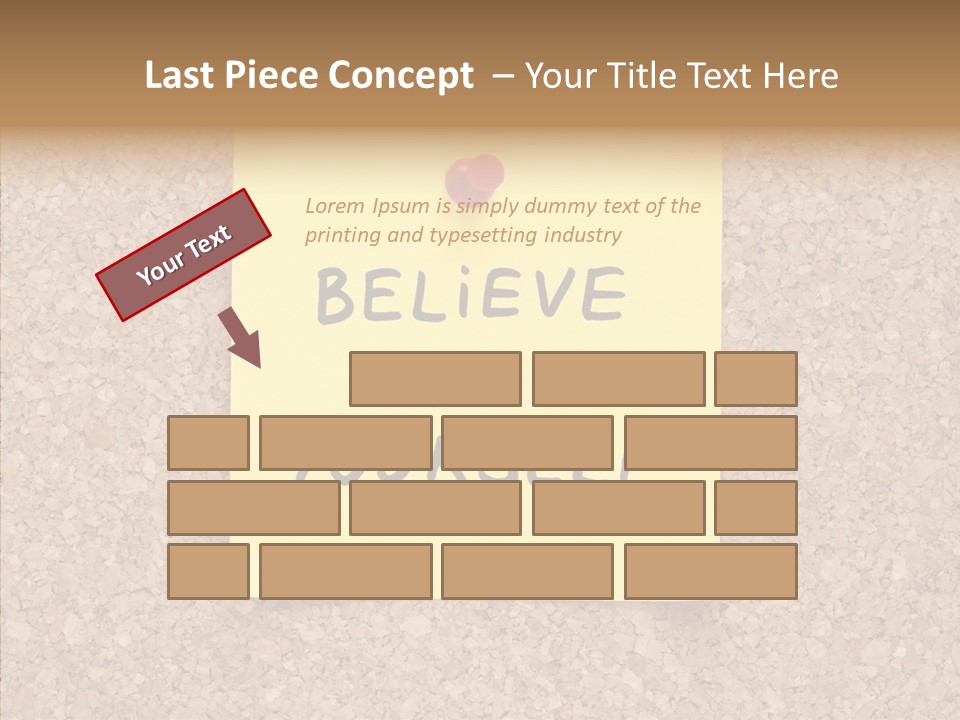 Inspirational Text Conceptual PowerPoint Template