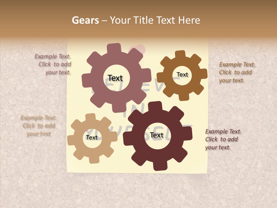 Inspirational Text Conceptual PowerPoint Template