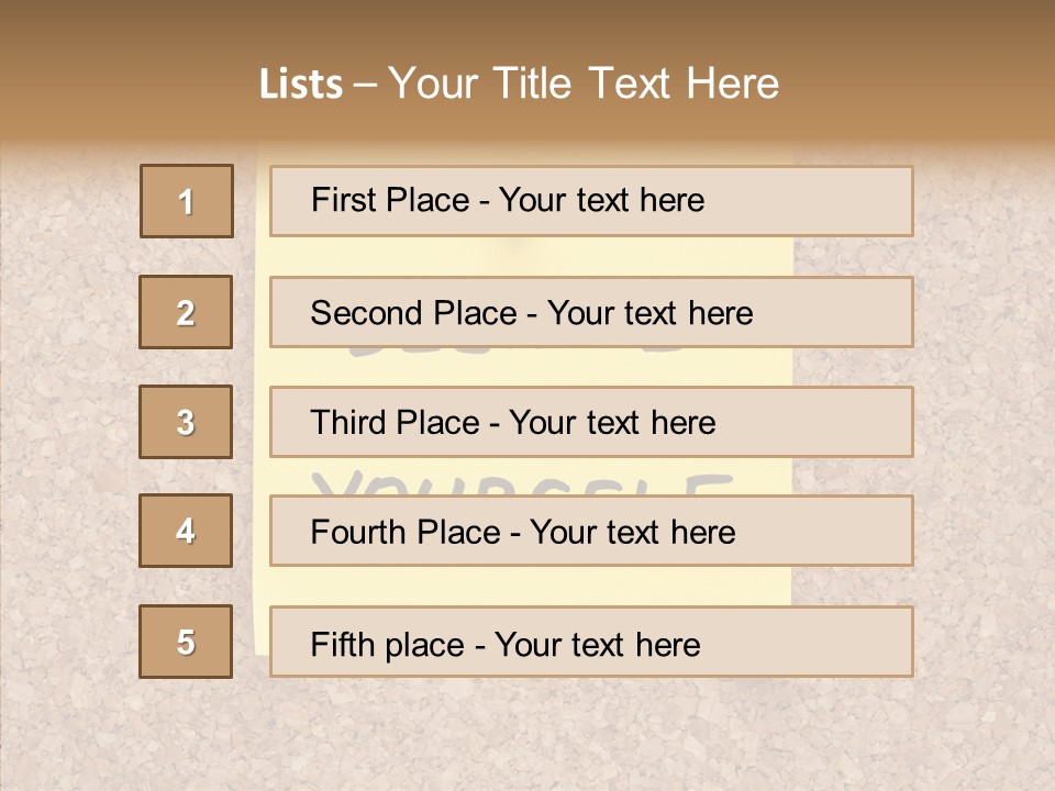 Inspirational Text Conceptual PowerPoint Template