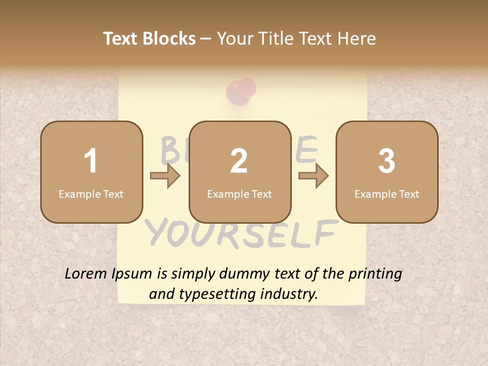 Inspirational Text Conceptual PowerPoint Template